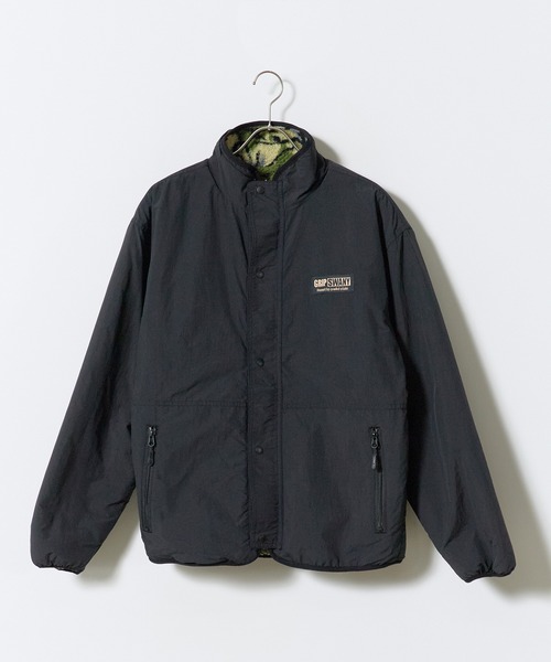 GRIP SWANY(グリップスワニー)の「GRIP SWANY/グリップスワニー REVERSIBLE JKT 5.0 メンズ コート ジャケット ナイロン アウトドア タウンユース リバーシブル 撥水 2026秋冬 秋服 冬服(ブルゾン・メンズ・ブラック/ベージュ/オリーブ・M/L)」の4枚目の写真