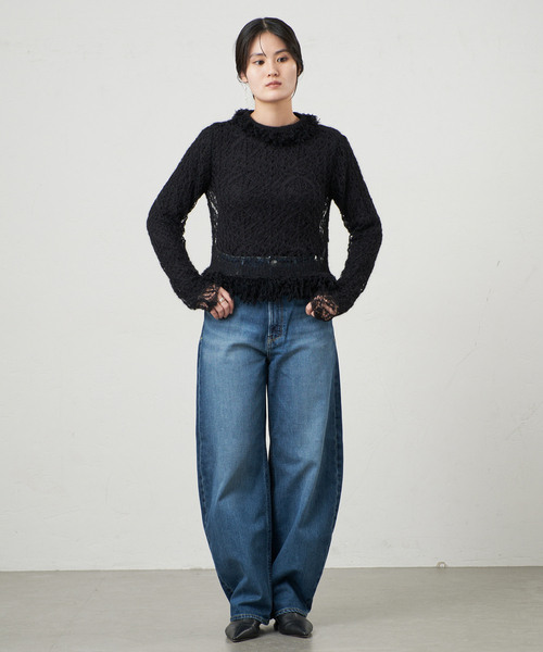 IENA(イエナ)の「enrica/エンリカ MOHAIR KNIT ニット KNIT289(ニット/セーター・レディース・ブラック・FREE)」の7枚目の写真