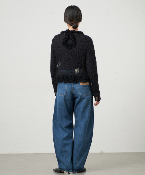 IENA(イエナ)の「enrica/エンリカ MOHAIR KNIT ニット KNIT289(ニット/セーター・レディース・ブラック・FREE)」の9枚目の写真