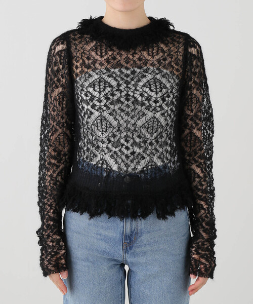 IENA(イエナ)の「enrica/エンリカ MOHAIR KNIT ニット KNIT289(ニット/セーター・レディース・ブラック・FREE)」の17枚目の写真