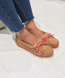 【16年 春夏コレクション 先行予約】 『MINNETONKA』 ミネトンカ キルティ スエードモカシン