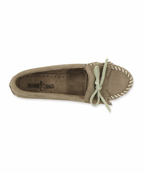 style counsel(スタイルカウンセル)の「【16年 春夏コレクション 先行予約】 『MINNETONKA』 ミネトンカ キルティ スエードモカシン(モカシン/デッキシューズ・レディース・グレー/ベージュ・8inch/6inch/7inch/5inch)」の11枚目の写真