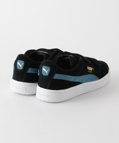 PUMA（プーマ）の「■■■【PUMA(プーマ)】 スウェードストラップ15cm-19cm◆（スニーカー・キッズ・ブラック/ピンク・17cm/18cm/15cm/19cm/16cm）」の4枚目の写真