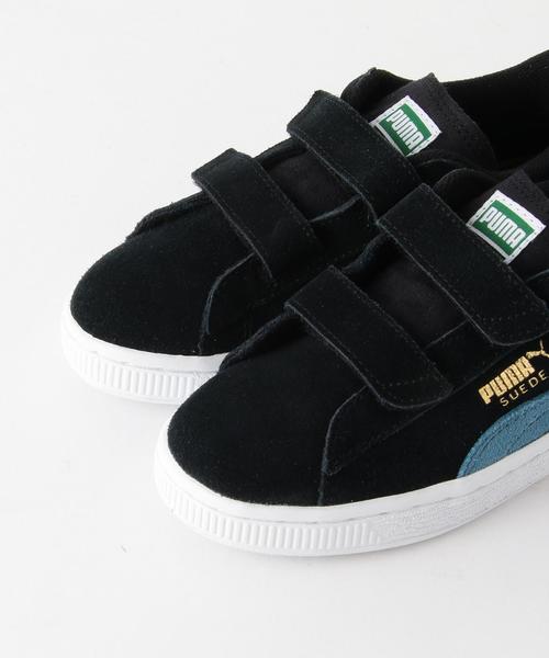 PUMA（プーマ）の「■■■【PUMA(プーマ)】 スウェードストラップ15cm-19cm◆（スニーカー・キッズ・ブラック/ピンク・17cm/18cm/15cm/19cm/16cm）」の5枚目の写真