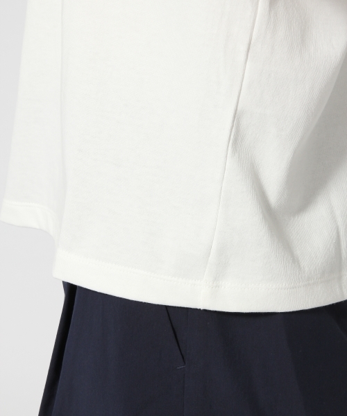 GLOBAL WORK（グローバルワーク）の「コットンBOXTシャツ半袖/723975（Tシャツ/カットソー・レディース・オフホワイト/ブラウン/ホワイト/ブラック・SMALL/LARGE/MEDIUM）」の8枚目の写真