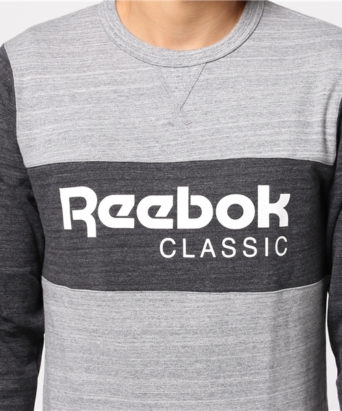 Reebok（リーボック）の「F ARCHIVE STRIPE CREW（スウェット・メンズ・グレー系その他/レッド系その他/ブラック・XX-LARGE/MEDIUM/X-LARGE/XXX-LARGE/SMALL/LARGE）」の9枚目の写真