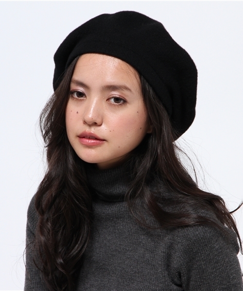 Alcali アルカリ の ふわふわニットベレー帽 ハンチング ベレー帽 Wear