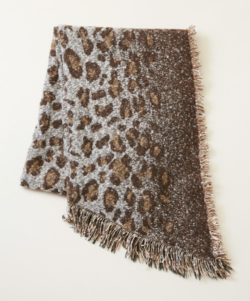 チャイハネ（チャイハネ）の「【チャイハネ】サファリショール（マフラー・レディース・ブラウン/レッド/ブラック・FREE）」の9枚目の写真