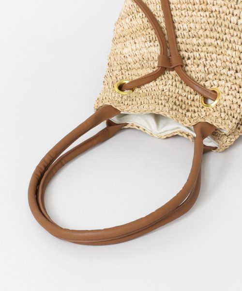 UR SELECT(ユーアールセレクト)の「UR SELECT ドローストリングBAG(ハンドバッグ・レディース・ブラック/ブラウン・FREE)」の8枚目の写真