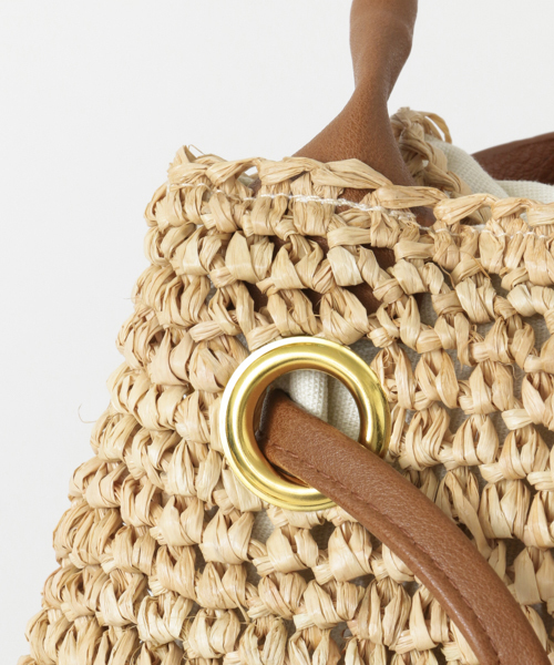 UR SELECT(ユーアールセレクト)の「UR SELECT ドローストリングBAG(ハンドバッグ・レディース・ブラック/ブラウン・FREE)」の9枚目の写真