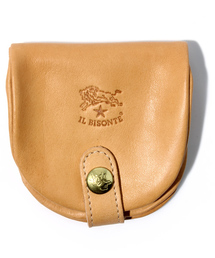 IL BISONTE レザーコインケース ベージュ　りねん IL BISONTE｜イル ビゾンテのコインケース（ベージュ系）通販