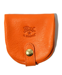 IL BISONTE イルビゾンテ オレンジ レザー コインケース　値下げ IL BISONTE 正規取扱店 イルビゾンテ レザー コインケース