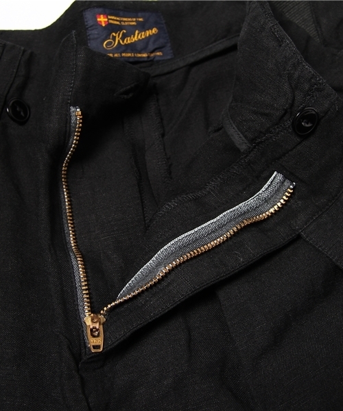 Kastane(カスタネ)の「タックショートパンツ(その他パンツ・レディース・ブラック/ベージュ/ピンク/グリーン・1/2)」の8枚目の写真