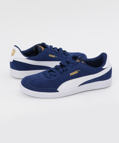 PUMA（プーマ）の「プーマ（アストロカップ）（スニーカー・レディース・ブラック/ブルー・22.5cm/23.5cm/24.5cm/25.5cm/23.0cm/24.0cm/25.0cm）」の2枚目の写真