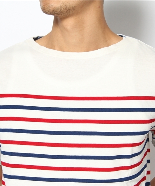 CIAOPANIC（チャオパニック）の「パネルバスクS/S（Tシャツ/カットソー・メンズ・オフホワイト/その他/ネイビー・MEDIUM/LARGE）」の4枚目の写真