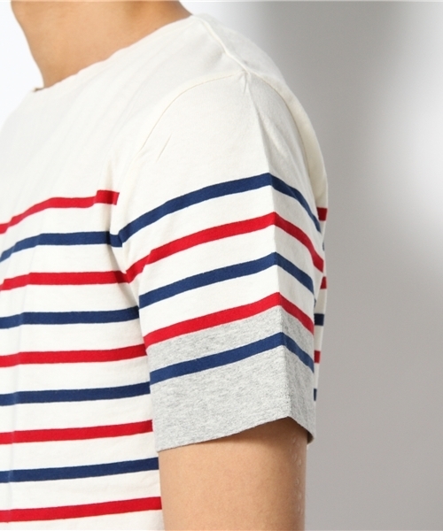 CIAOPANIC（チャオパニック）の「パネルバスクS/S（Tシャツ/カットソー・メンズ・オフホワイト/その他/ネイビー・MEDIUM/LARGE）」の5枚目の写真