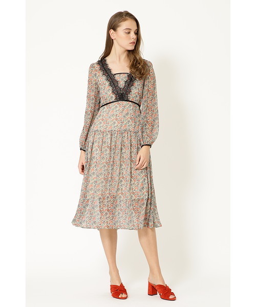 JILL STUART ベティフラワーワンピース　パーティ　お呼ばれ 結婚式 JILL STUART ベティフラワーワンピースパーティお呼ばれ 結婚式