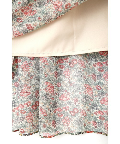 JILL STUART（ジルスチュアート）の「◆リバティープリントフラワーワンピース（ワンピース・レディース・ホワイト/ネイビー・0/2/4）」の9枚目の写真