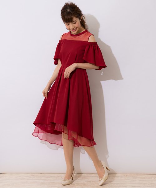Rewde(ルゥデ)の「オープンショルダードレス(8R04-0321016)(ドレス)」 - WEAR Rewde(ルゥデ)の「オープンショルダードレス(8R04-0321016)(ドレス)」 - WEAR