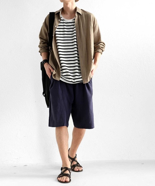 antiqua（アンティカ）の「ボーダータンクトップ（タンクトップ・メンズ・ブラック×グレー/ホワイト×ブラック・L/M/XL）」の8枚目の写真