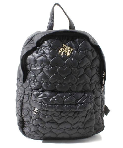 L.D.S.（エルディーエス）の「ハートキルティングリュック（バックパック/リュック・レディース・ホワイト系/ブラック系/グレー系・FREE）」の3枚目の写真