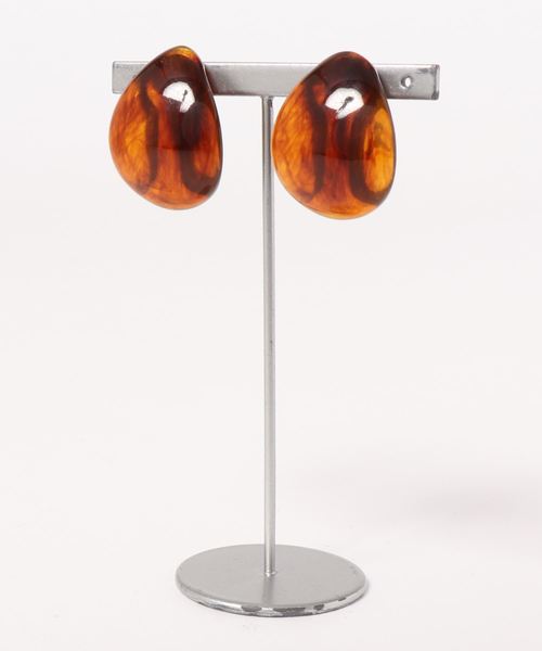 LOWRYS FARM（ローリーズファーム）の「ジュシイヤリング　826730（イヤリング・レディース・ブラウン/グリーン/アイボリー・FREE）」の3枚目の写真