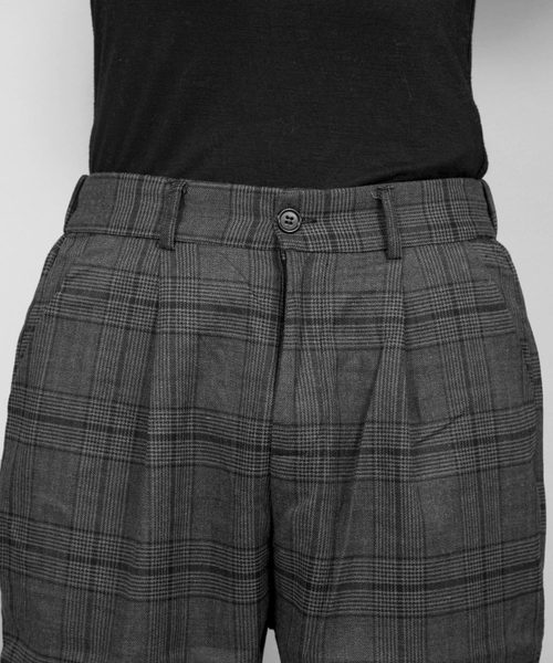 CERCA(チェルカ)の「RS/グレンチェックパンツ(その他パンツ・メンズ・ブラック/グレー/ブラウン/グリーン/ネイビー/ダークブラウン/ワイン・MEDIUM/LARGE/X-LARGE)」の8枚目の写真