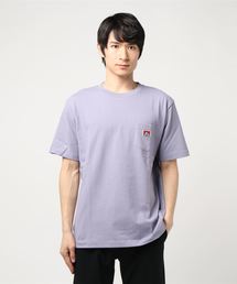 [BEN DAVIS/ベンデイビス] クルーネックロゴポケットTシャツ