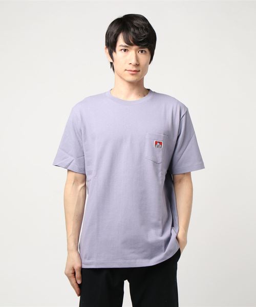 BEN DAVIS（ベンデイビス）の「[BEN DAVIS/ベンデイビス] クルーネックロゴポケットTシャツ（Tシャツ/カットソー・メンズ・ラベンダー/ダークグリーン/ブルー/ブラック/ホワイト/レッド/ピンク/オレンジ/ブラウン/イエロー/レモンイエロー/パープル/マスタード/ベージュ/ネイビー/オフホワイト/ダークブラウン・L/M/XL）」の12枚目の写真