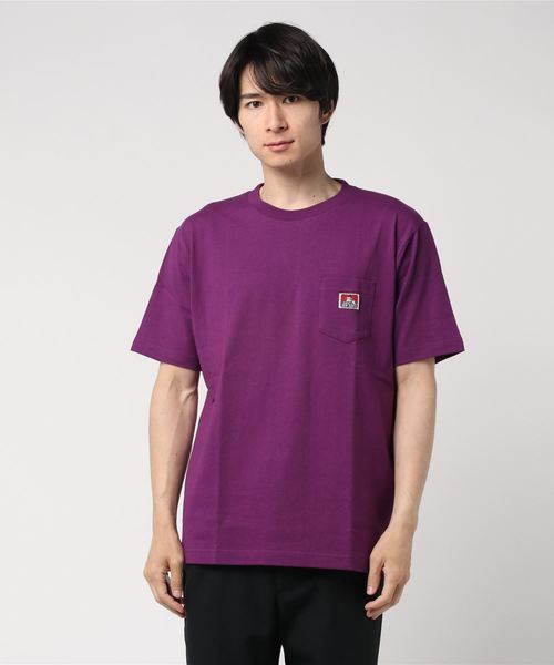 BEN DAVIS（ベンデイビス）の「[BEN DAVIS/ベンデイビス] クルーネックロゴポケットTシャツ（Tシャツ/カットソー・メンズ・ラベンダー/ダークグリーン/ブルー/ブラック/ホワイト/レッド/ピンク/オレンジ/ブラウン/イエロー/レモンイエロー/パープル/マスタード/ベージュ/ネイビー/オフホワイト/ダークブラウン・L/M/XL）」の11枚目の写真