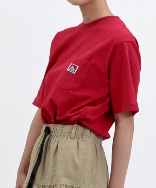 BEN DAVIS（ベンデイビス）の「[BEN DAVIS/ベンデイビス] クルーネックロゴポケットTシャツ（Tシャツ/カットソー・メンズ・ラベンダー/ダークグリーン/ブルー/ブラック/ホワイト/レッド/ピンク/オレンジ/ブラウン/イエロー/レモンイエロー/パープル/マスタード/ベージュ/ネイビー/オフホワイト/ダークブラウン・L/M/XL）」の17枚目の写真
