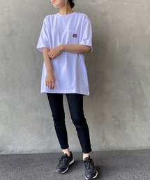 [BEN DAVIS/ベンデイビス] クルーネックロゴポケットTシャツ
