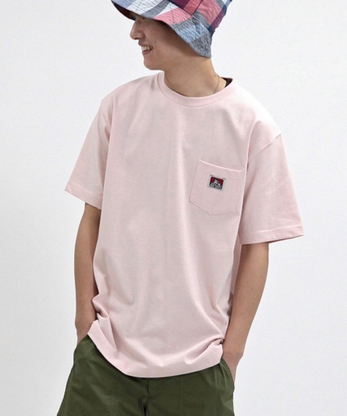 BEN DAVIS（ベンデイビス）の「[BEN DAVIS/ベンデイビス] クルーネックロゴポケットTシャツ（Tシャツ/カットソー・メンズ・ラベンダー/ダークグリーン/ブルー/ブラック/ホワイト/レッド/ピンク/オレンジ/ブラウン/イエロー/レモンイエロー/パープル/マスタード/ベージュ/ネイビー/オフホワイト/ダークブラウン・L/M/XL）」の16枚目の写真