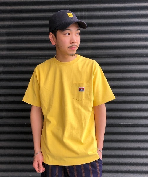 BEN DAVIS（ベンデイビス）の「[BEN DAVIS/ベンデイビス] クルーネックロゴポケットTシャツ（Tシャツ/カットソー・メンズ・ラベンダー/ダークグリーン/ブルー/ブラック/ホワイト/レッド/ピンク/オレンジ/ブラウン/イエロー/レモンイエロー/パープル/マスタード/ベージュ/ネイビー/オフホワイト/ダークブラウン・L/M/XL）」の13枚目の写真