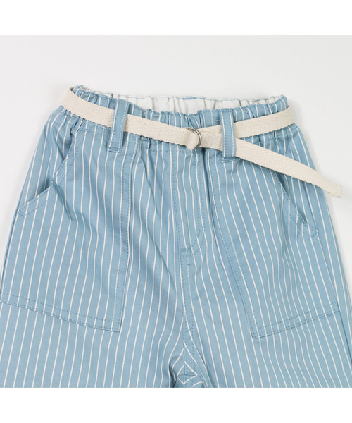 BRANSHES（ブランシェス）の「ベルト付きベイカーパンツ（その他パンツ・キッズ・ブルー/カーキオリーブ・80ｃｍ/90cm/100cm/110cm/120cm/130cm/140cm/150cm）」の7枚目の写真