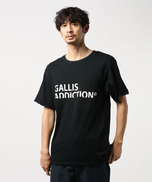 GALLIS ADDICTION(ガリスアディクション)の「GA リメイクロゴTEE(Tシャツ/カットソー・メンズ・ホワイト/ブラック・M/L)」の2枚目の写真
