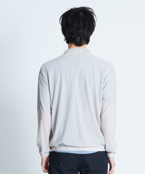 ABAHOUSE GRAY（アバハウスグレイ）の「【展開店舗限定】メッシュジャージブルゾン（ブルゾン・メンズ・カーキ/ブルー/グレイッシュベージュ・46/48/50）」の19枚目の写真