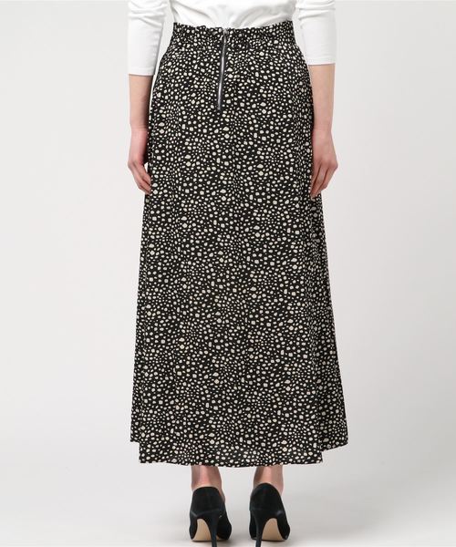 one way（ワンウェイ）の「変形ドットマーメイドフレアSK（スカート・レディース・ブラック/ホワイト・M）」の3枚目の写真