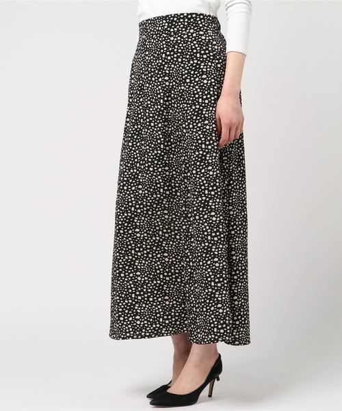 one way（ワンウェイ）の「変形ドットマーメイドフレアSK（スカート・レディース・ブラック/ホワイト・M）」の5枚目の写真