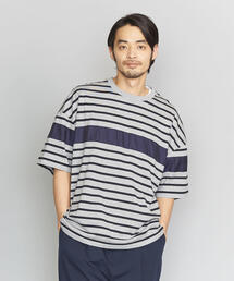 EN ROUTE | ＜EN ROUTE（アンルート）＞ボーダー×コットンキュプラライン T◆(Tシャツ/カットソー)
