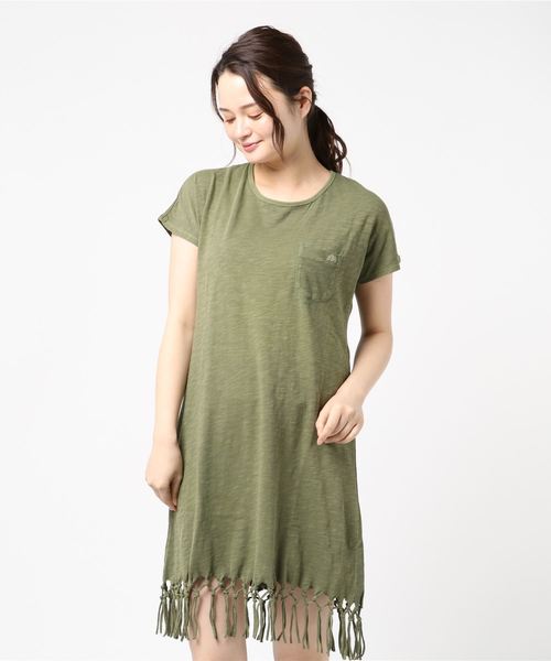 BILLABONG（ビラボン）の「ワンピース BILLABONG AJ013-377（ワンピース・レディース・ブラック/オリーブ・M/L）」の2枚目の写真