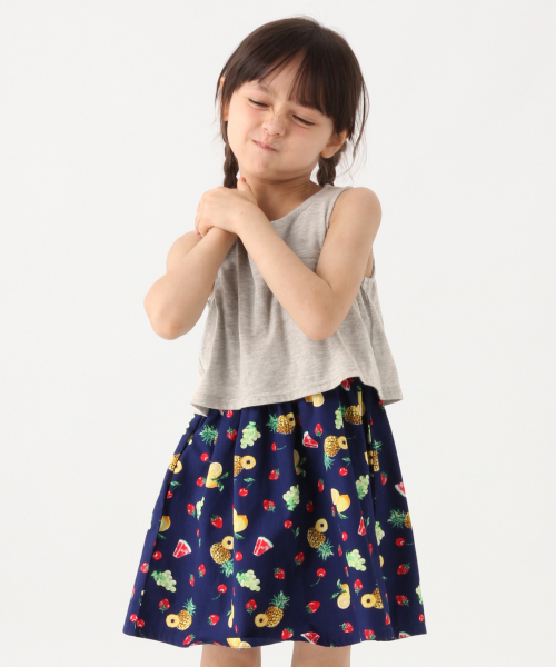 ノースリーブレイヤーワンピース 9433 ワンピース セール ワンピース Work グローバルワーク のファッション Global Global ワンピース キッズ