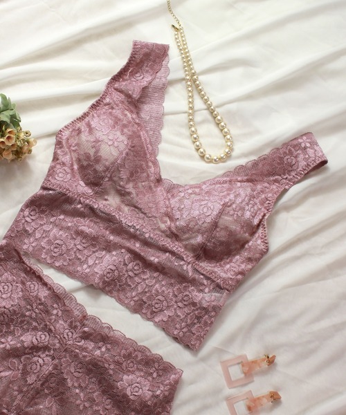 SweetMommy（スウィートマミー）の「【A~Iカップ対応】レーシーハーフトップ ナイトブラ【日本製】（ナイトブラ・レディース・ホワイト/ピンク/ブラック/ピンク系その他/ライトブルーグレー/ローズ/ミント・M/L/LL）」の22枚目の写真