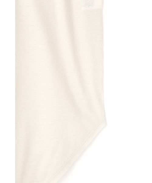 d'un a dix（アナディス）の「オーガンジー切替えノースリーブTシャツ（Tシャツ/カットソー・レディース・ホワイト/ブラック/ベージュ・38）」の6枚目の写真