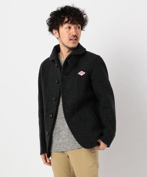 DANTON（ダントン）の「【DANTON/ダントン】モッサー丸衿ジャケット #JD-8237（ブルゾン・メンズ・チャコールグレー/ネイビー/オレンジ・44/40/38/42）」の2枚目の写真