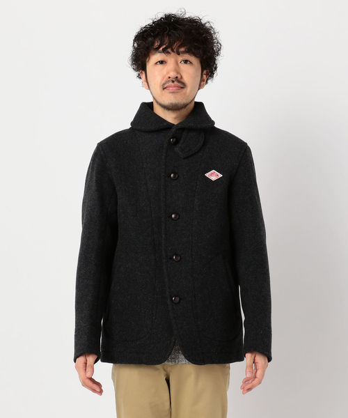 DANTON（ダントン）の「【DANTON/ダントン】モッサー丸衿ジャケット #JD-8237（ブルゾン・メンズ・チャコールグレー/ネイビー/オレンジ・44/40/38/42）」の4枚目の写真