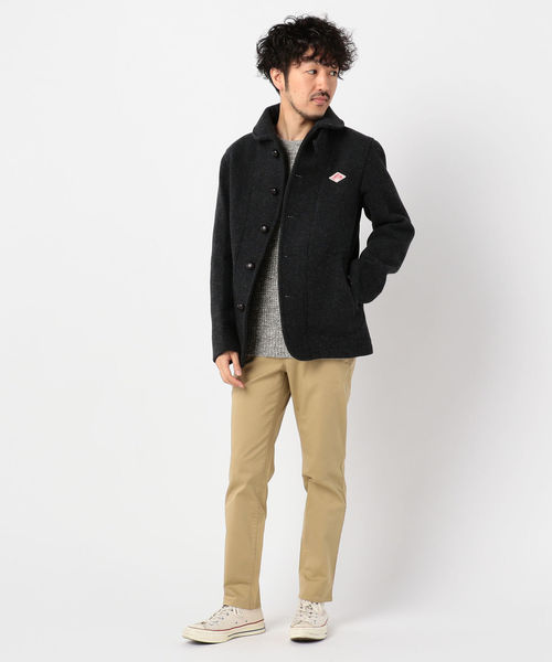 DANTON（ダントン）の「【DANTON/ダントン】モッサー丸衿ジャケット #JD-8237（ブルゾン・メンズ・チャコールグレー/ネイビー/オレンジ・44/40/38/42）」の13枚目の写真