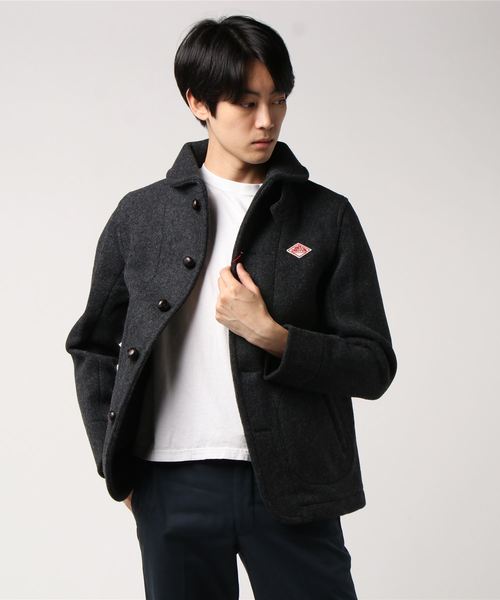 DANTON（ダントン）の「【DANTON/ダントン】モッサー丸衿ジャケット #JD-8237（ブルゾン・メンズ・チャコールグレー/ネイビー/オレンジ・44/40/38/42）」の19枚目の写真