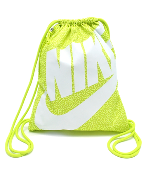Another Edition（アナザーエディション）の「NIKE Heritage GYM SACK（バックパック/リュック・レディース・ブラック/ライム・フリー）」の8枚目の写真