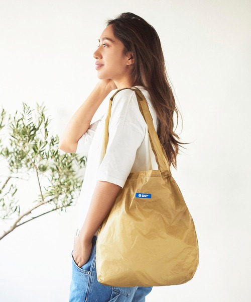 GORDON MILLER(ゴードンミラー)の「GORDON MILLER(ゴードンミラー) / カラビナ付パッカブルトート(エコバッグ/サブバッグ・レディース・グレー/イエロー/ブルー/タン/オリーブ/ダークグレー・ONE SIZE)」の15枚目の写真